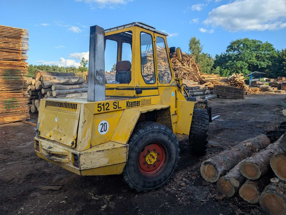 Ładowarka kołowa Kramer 512 , 1990r. Szybkozłącze