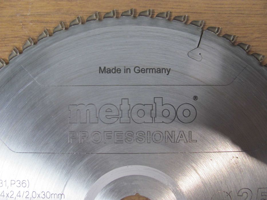 Диск відрізний Einhell 254х30х2,4; METABO Professional; 150х1,4х22,23