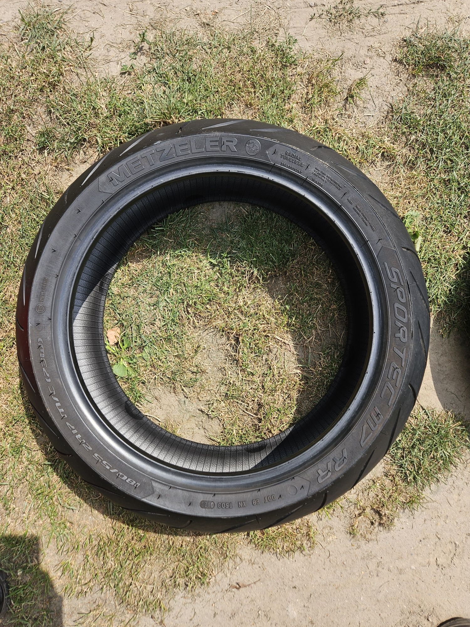 Komplet Metzeler Sportec M7RR 180/55 120/70R17 Dot 0120