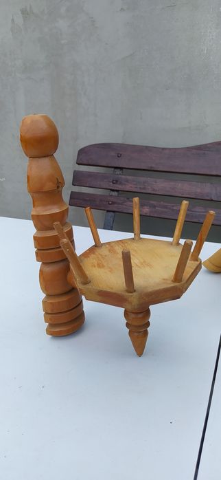 Stary kwietnik drewniany 3sztuki