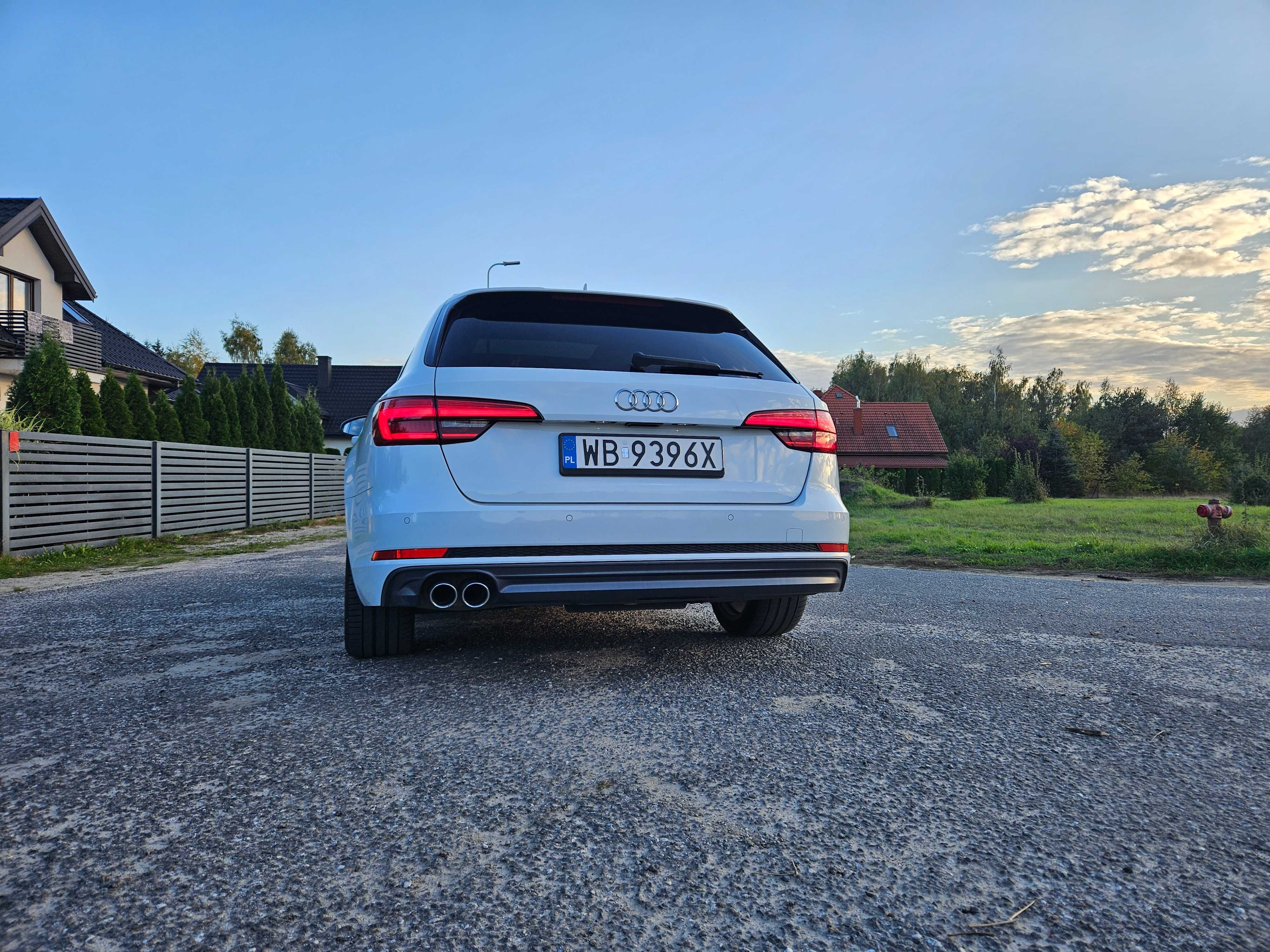 Biała strzała, 100%orginał,190 km, s-line, s-tronic, panorama ful-led