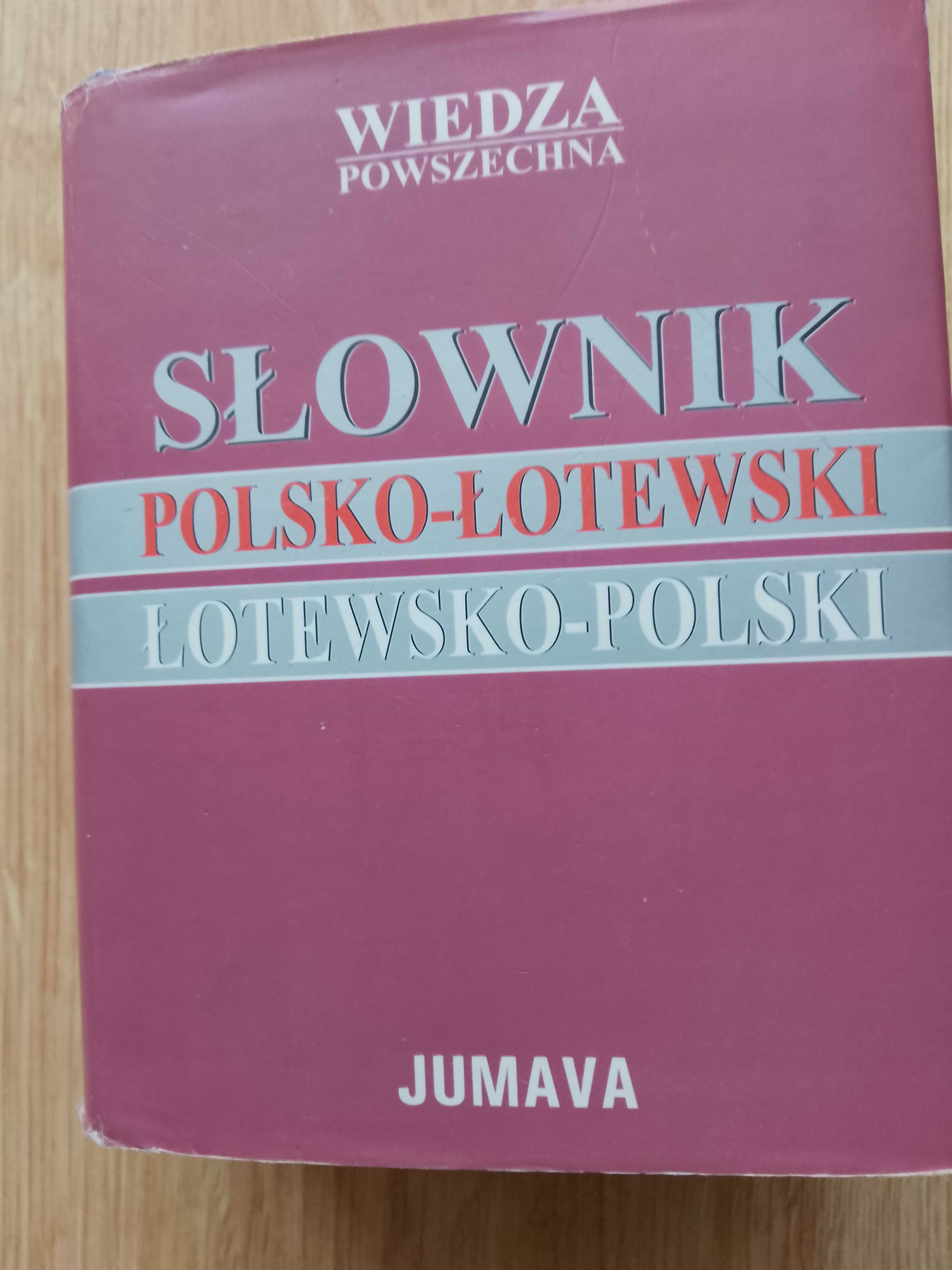 Słownik polsko- łotewski, łotewsko-polski