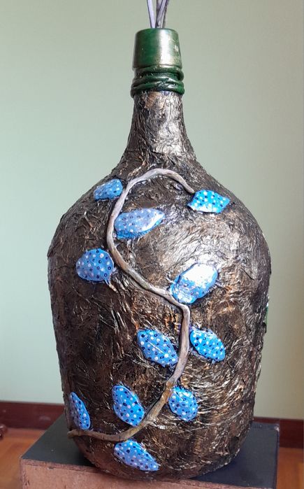 Garrafão pintado e decorado à mão