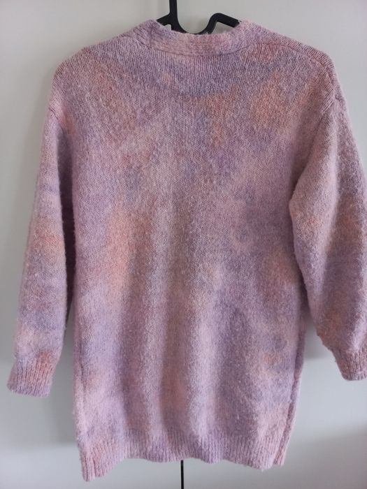 Zara długi sweter kardigan r.130