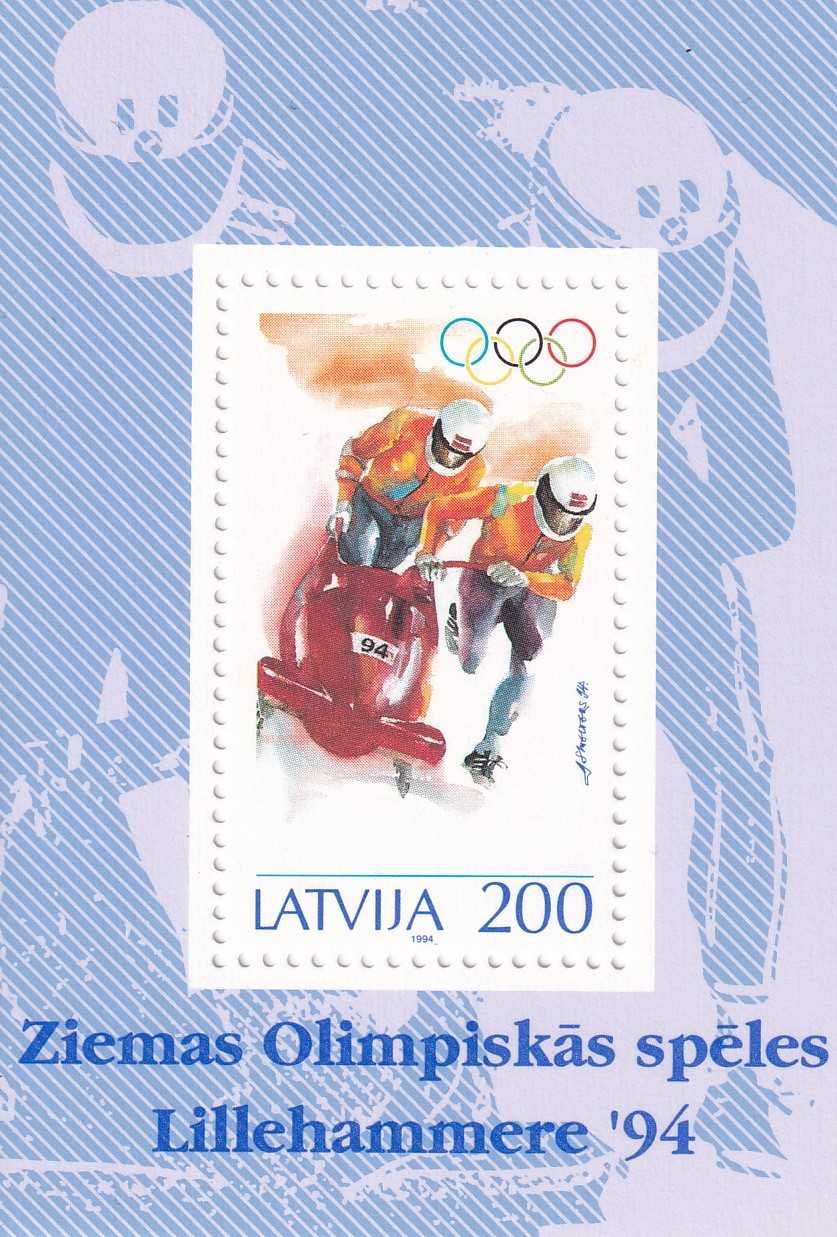 Łotwa 1994 cena 9,60 zł kat.8€ - IO Lillehamer