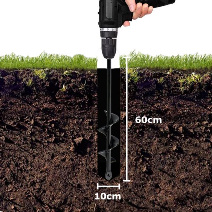 Świder Na Wiertarkę do gleby 10X30 M83186