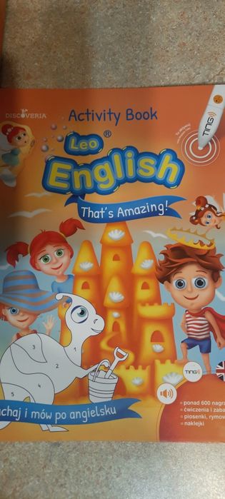 TING mówiący długopis i 2 książki angielski