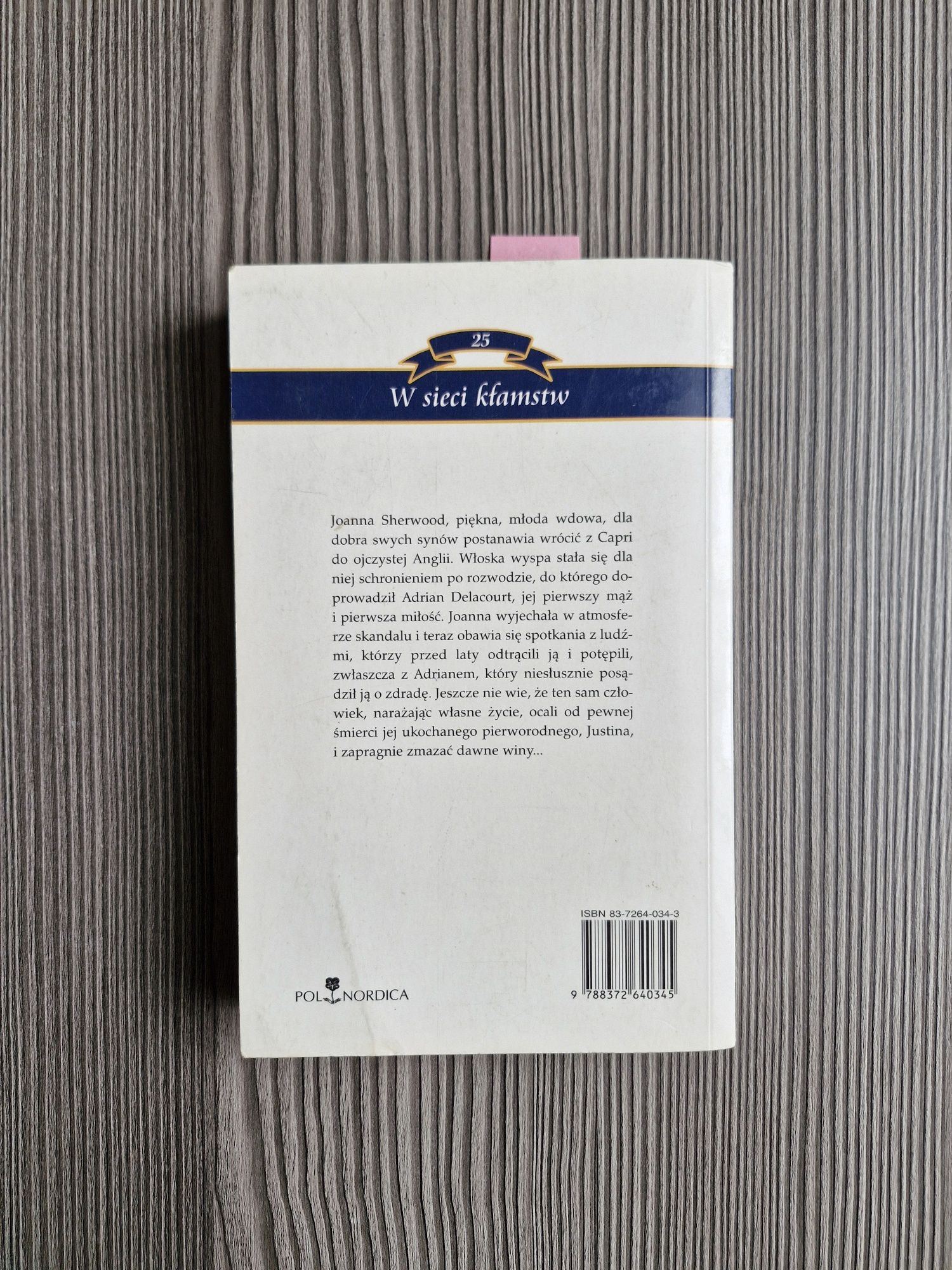 7505. "W sieci kłamstw" Anita Mills