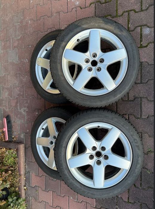 Zestaw 4 opon Dunlop Winter Sport 5 215/55 R17 + felgi aluminiowe