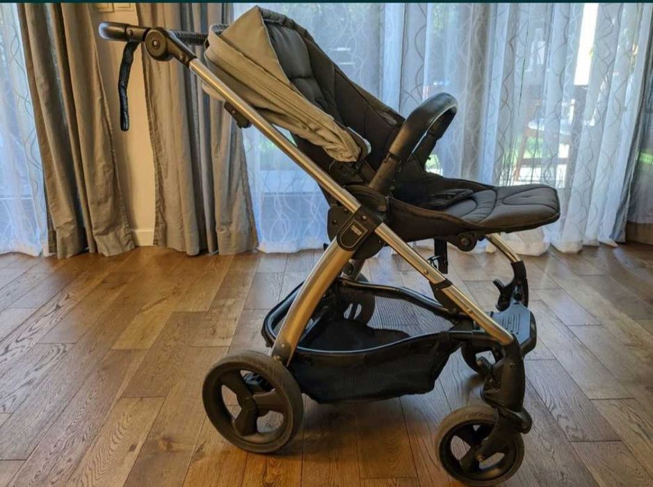 wozek mamas & papas 3 w 1 + dostawka dla starszego dziecka