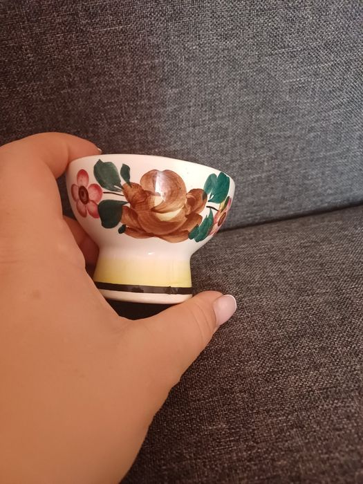 Świecznik fajams Koło ręcznie malowany