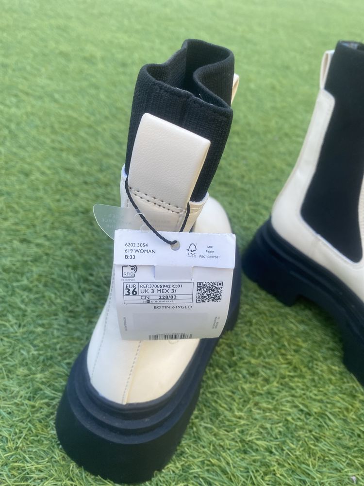 Botas de tamalho 36