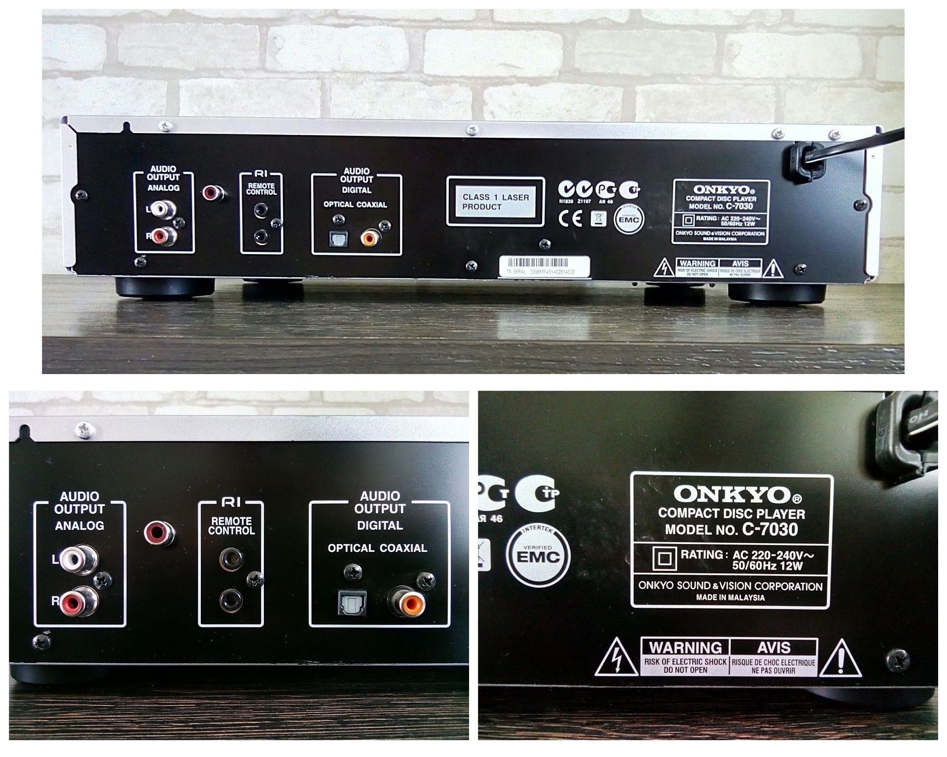 ONKYO C-7030 Compact Disc Player