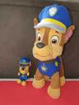 Paw Patrol Psi Patrol Chase 2 szt mały i duży maskotki pluszaki