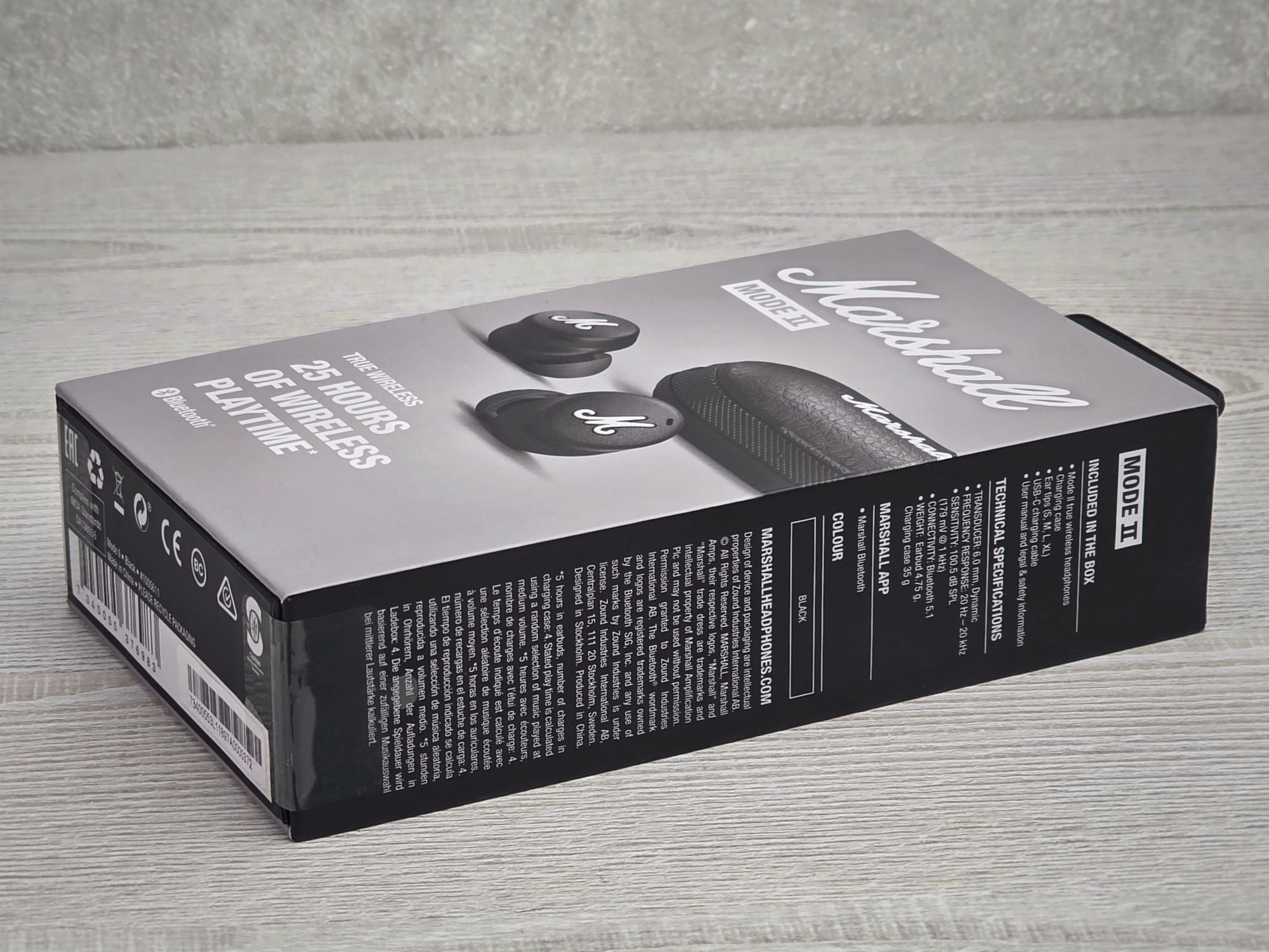 ОРИГІНАЛЬНІ • Бездротові навушники Marshall Mode II Black (1005611)