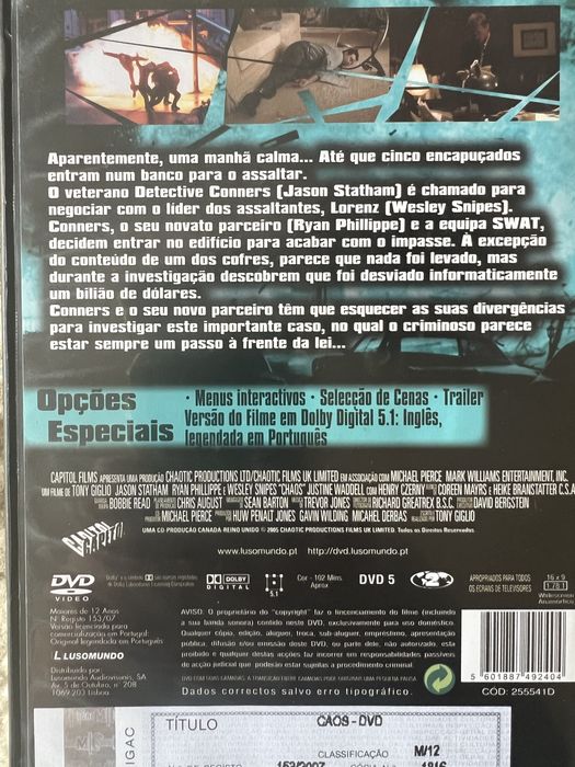 Caos - Uma só regra: Eliminar o adversário