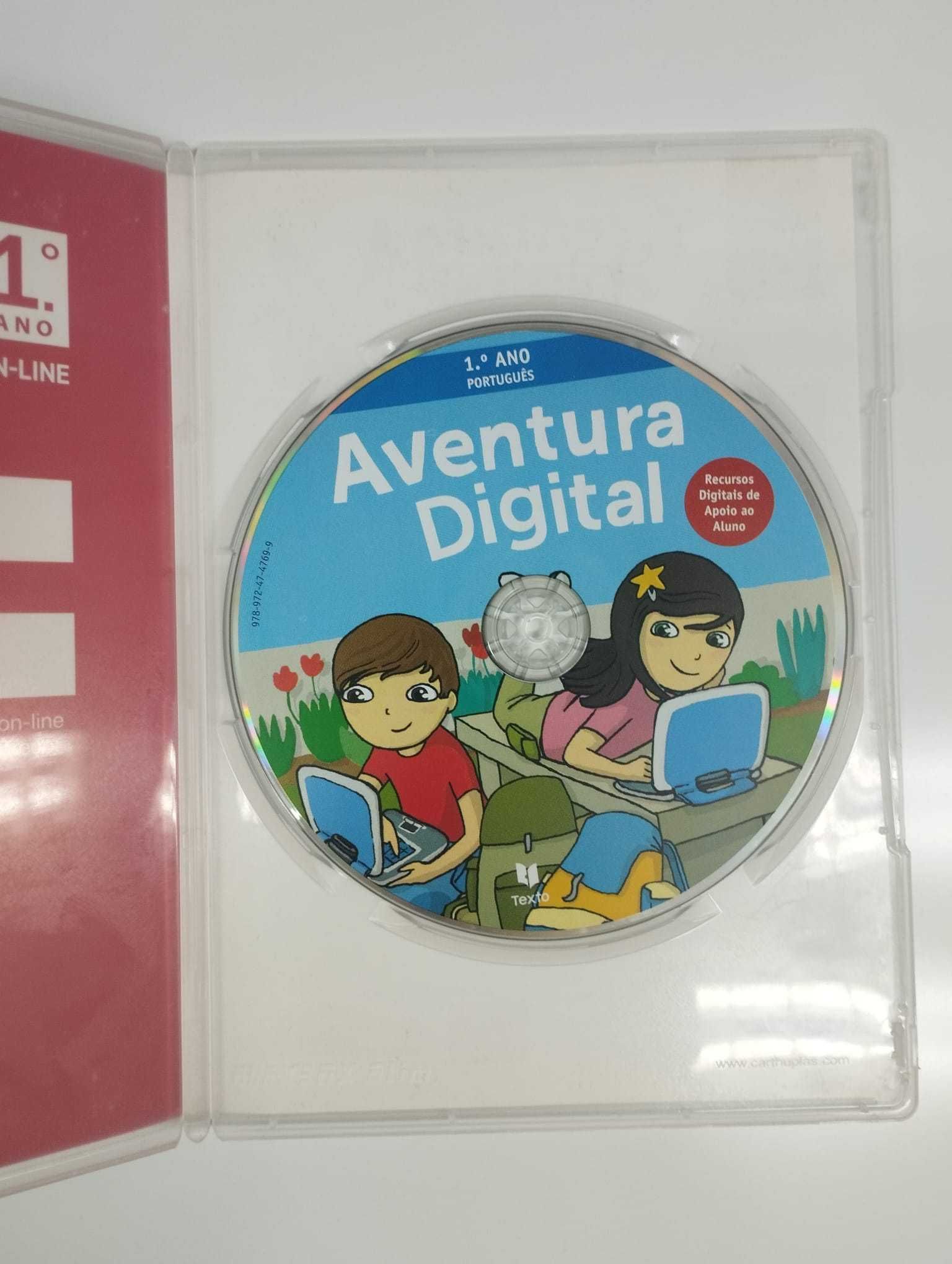 CD Aventura Digital 1º Ano - Estudo do Meio e Matemática