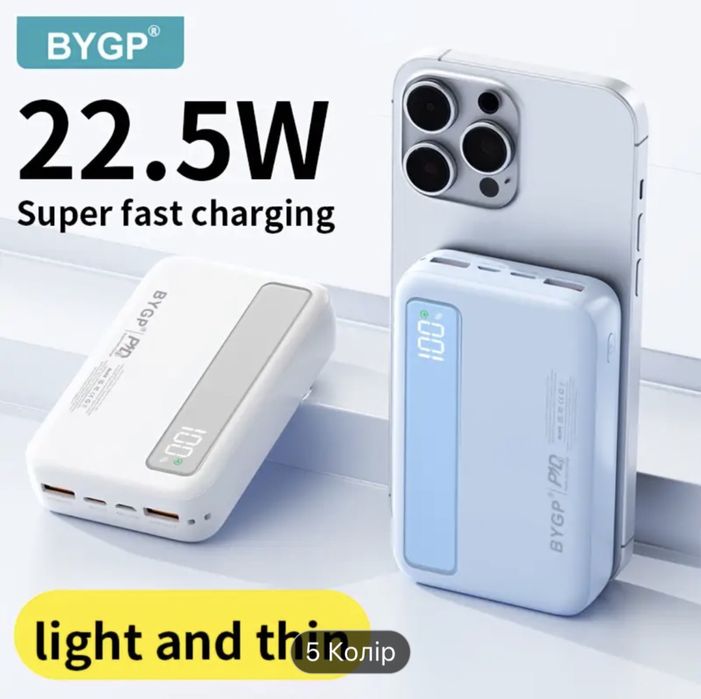 Павербанк BYGP 20000mA новий