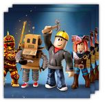 Serwetki Roblox 20 szt. Gamingowe Urodziny Dekoracja Tort Games Robux