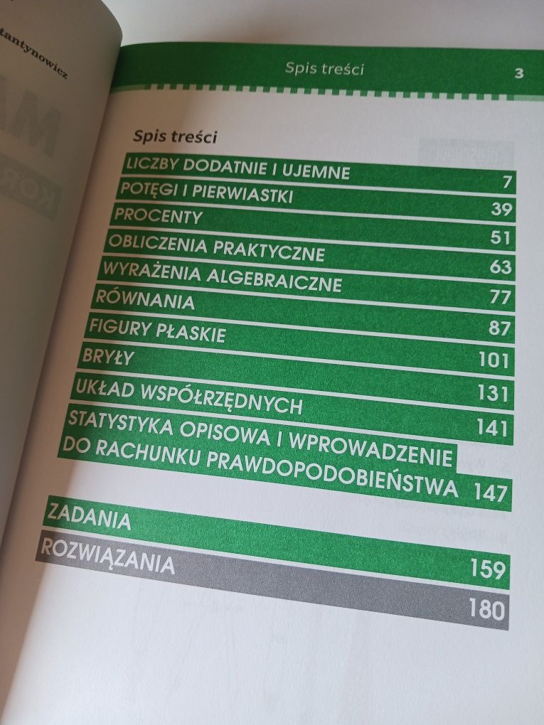 matematyka repetytorium ósmoklasisty