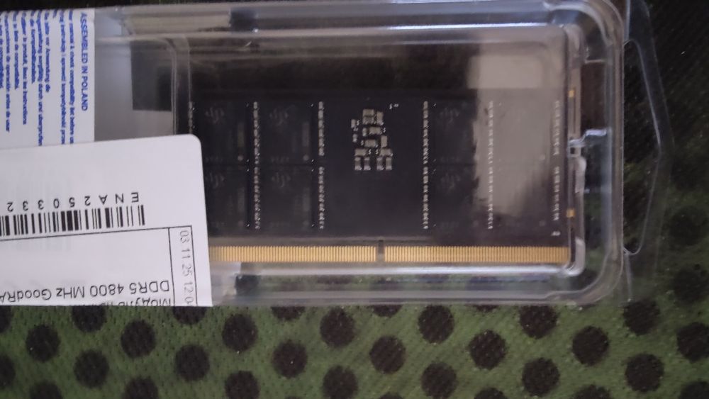 Goodram SO-DIMM DDR5 4800MHz 32Gb Новий