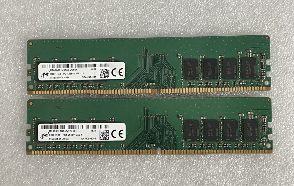Pamiec Ram 16GB DDR4 2666MHz MTA8ATF1G64AZ-2G6E1