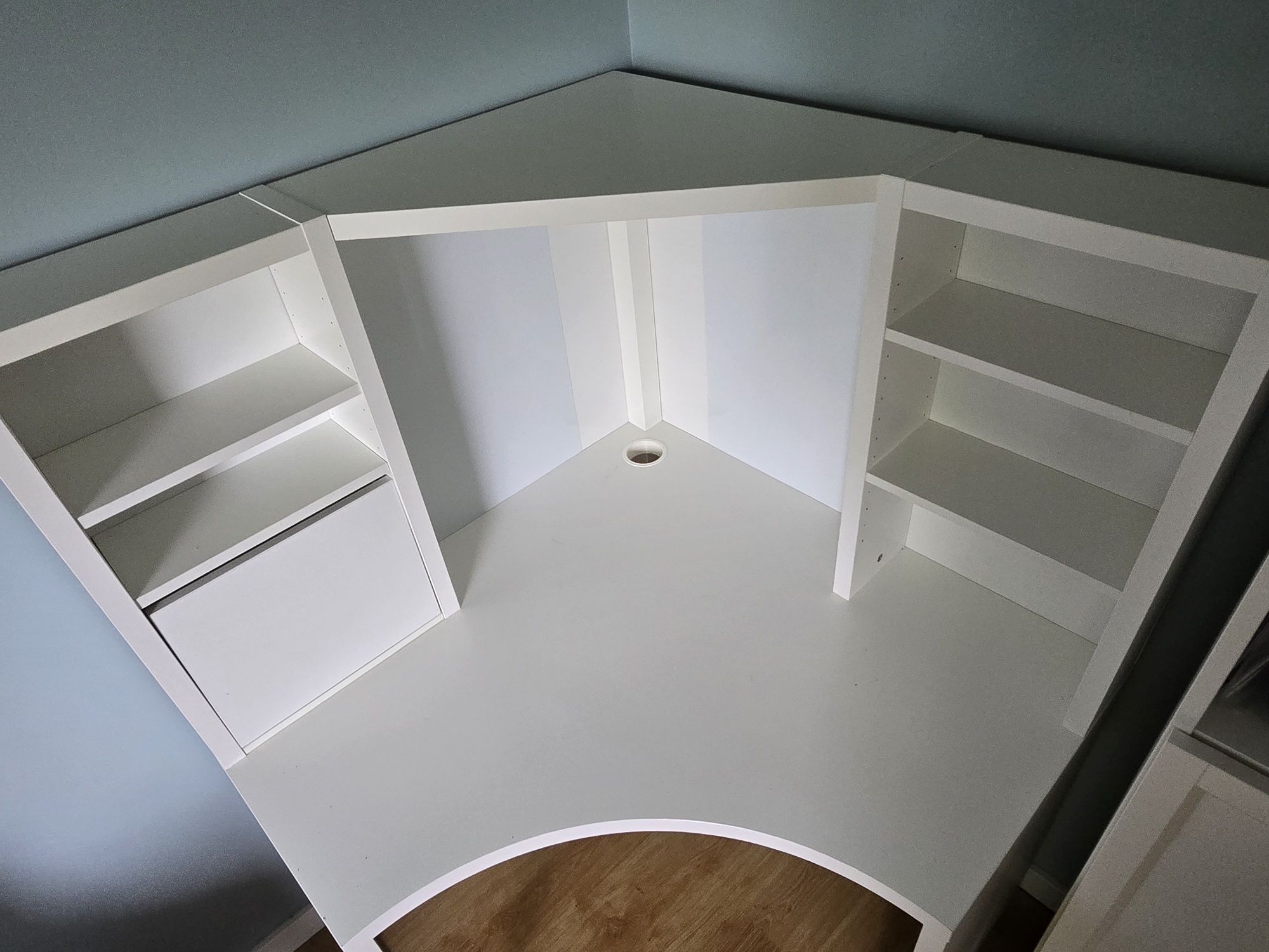 Biurko narożne ikea micke
