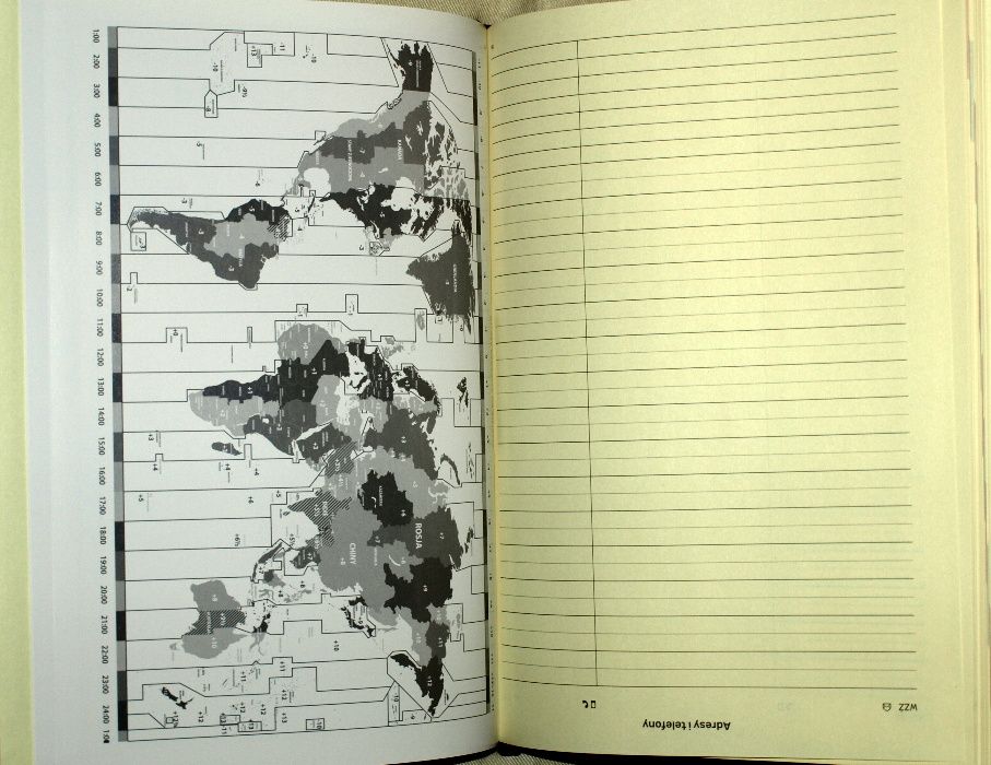 Kalendarz 2020 jako notatnik, terminarz 2020, A4, kolor brązowy