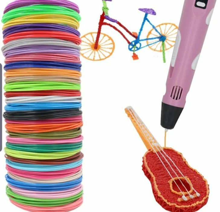 Wkład długopis 3d ZESTAW wkładów mix kolor Filament