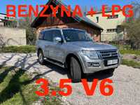 Mitsubishi Pajero BENZYNA 3.5L V6 + GAZ bezwypadkowy po serwisie + 1000 km zasięgu