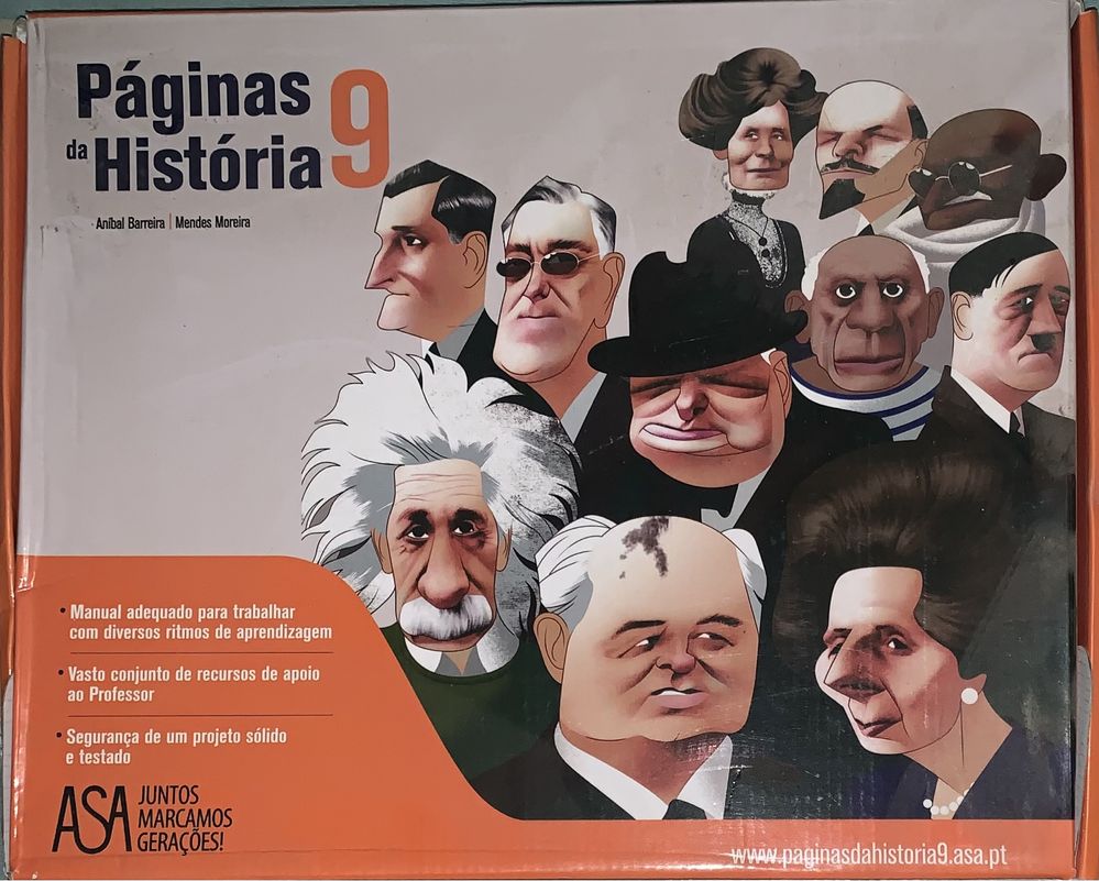 Conjunto Professor Páginas da História - História 9.º Ano