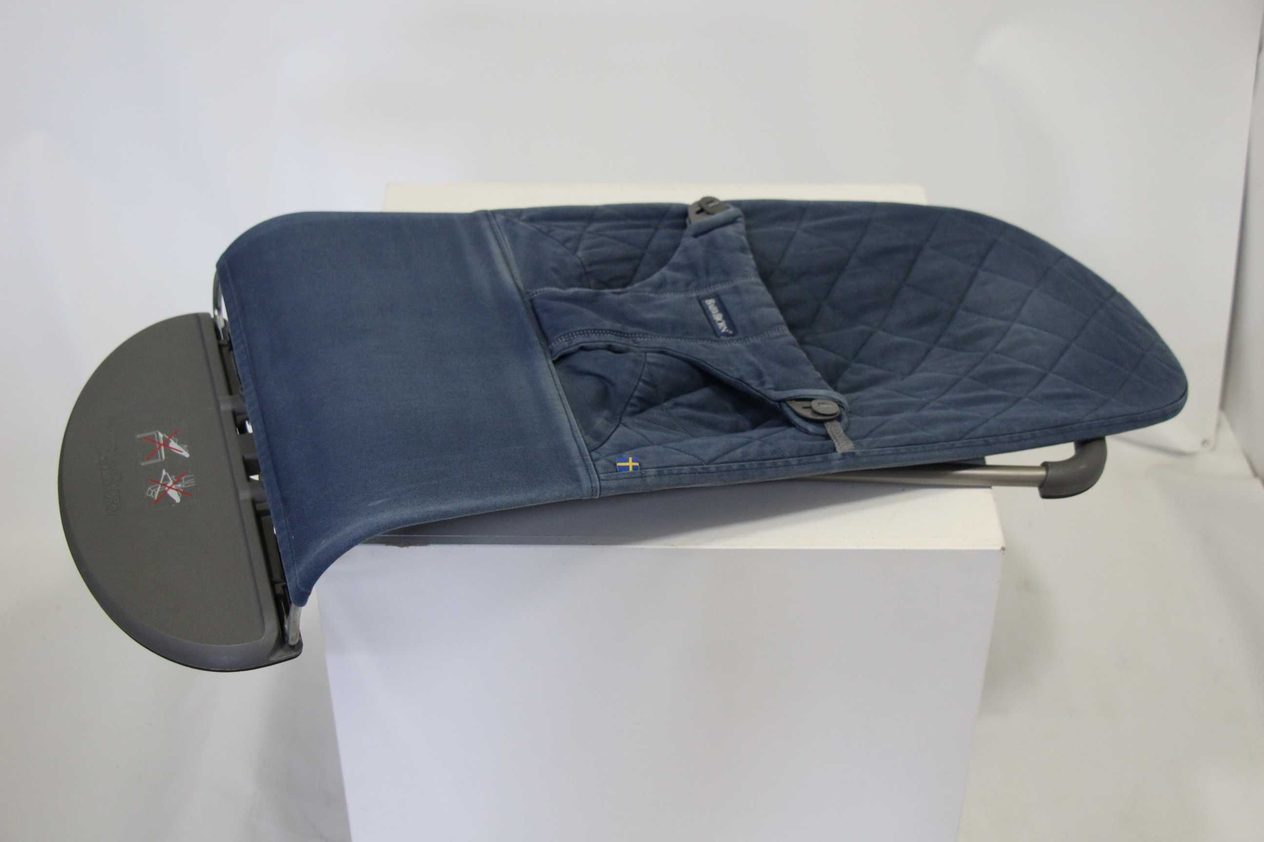 Leżaczek BabyBjörn Bliss Classic Quilt Midnight blue