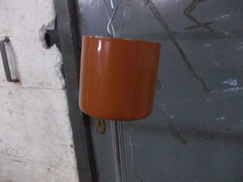 Stara wisząca lampa PRL vintage sprawna
