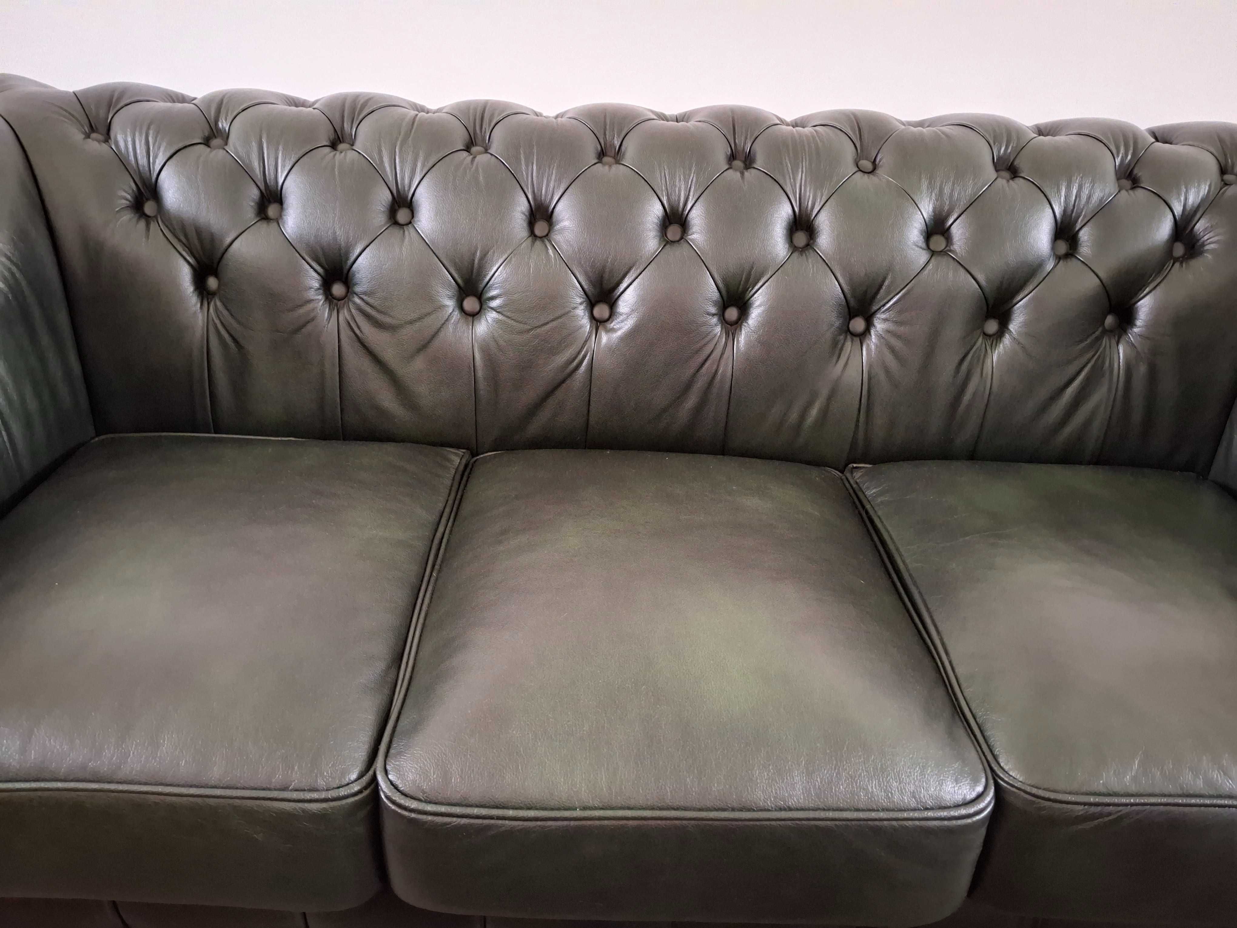 sofa skórzana chesterfield