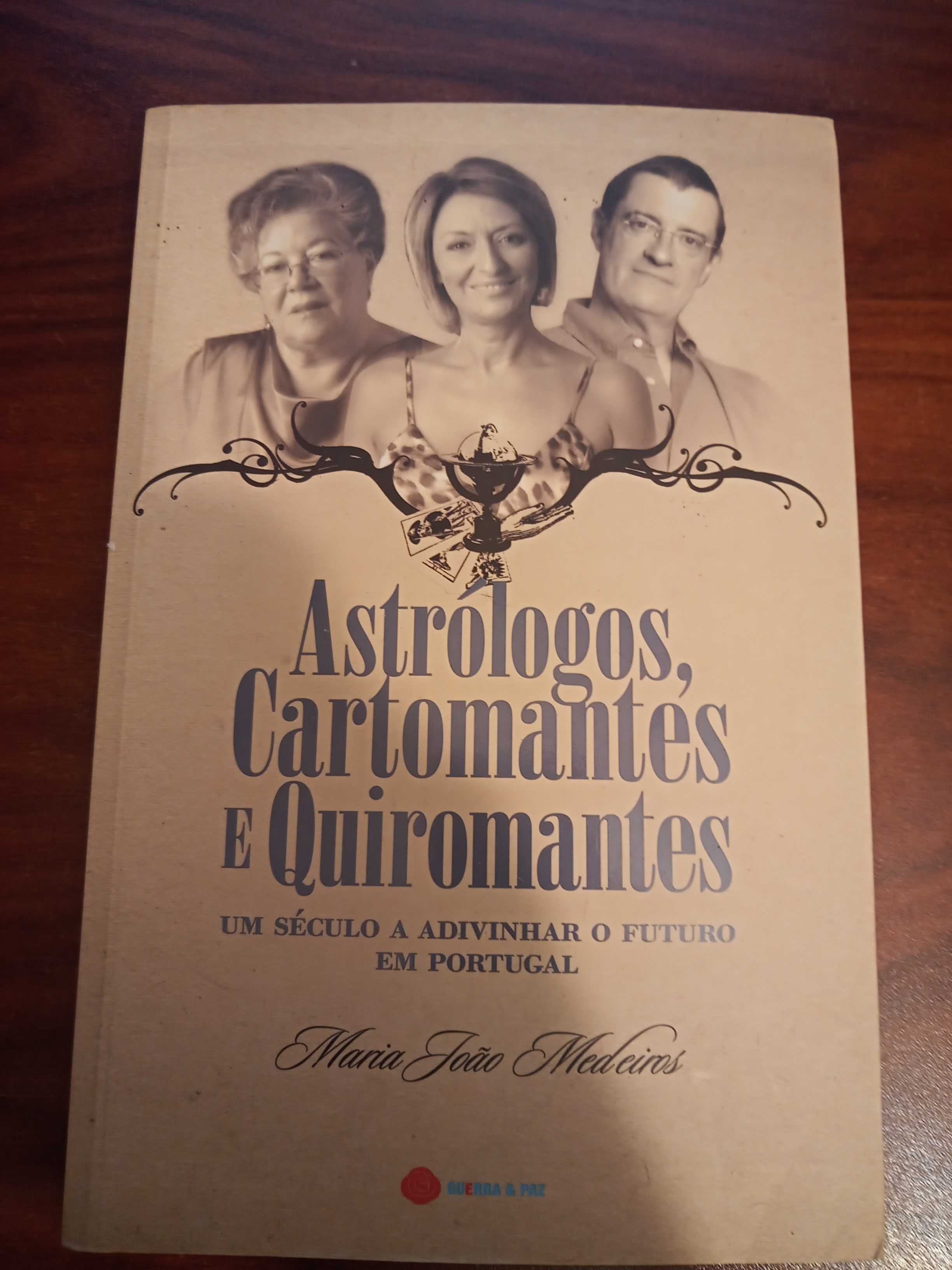 Livro Astrólogos, Quiromantes e Cartomantes  | Maria João Medeiros