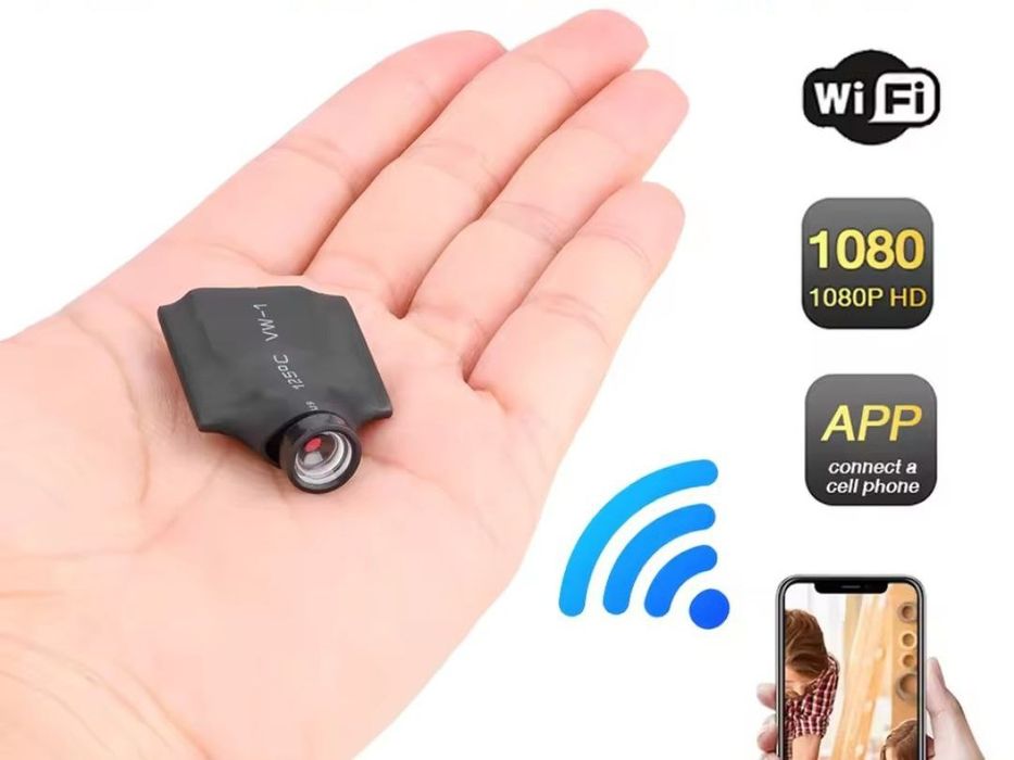 Мини камера WiFi. Скрытая самая маленькая камера