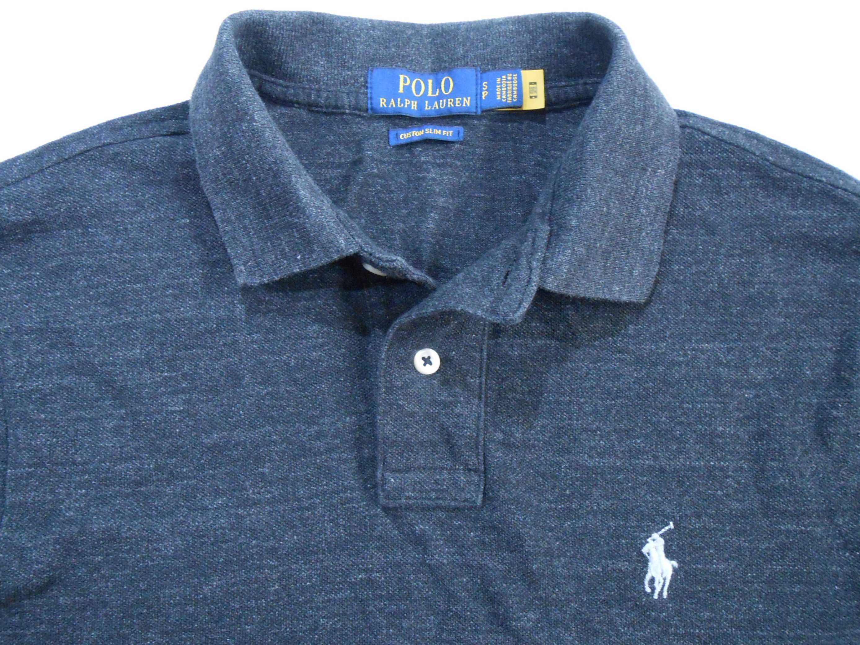 S Поло с длинным рукавом Polo Ralph Lauren Mesh Slim Fit лонгслив