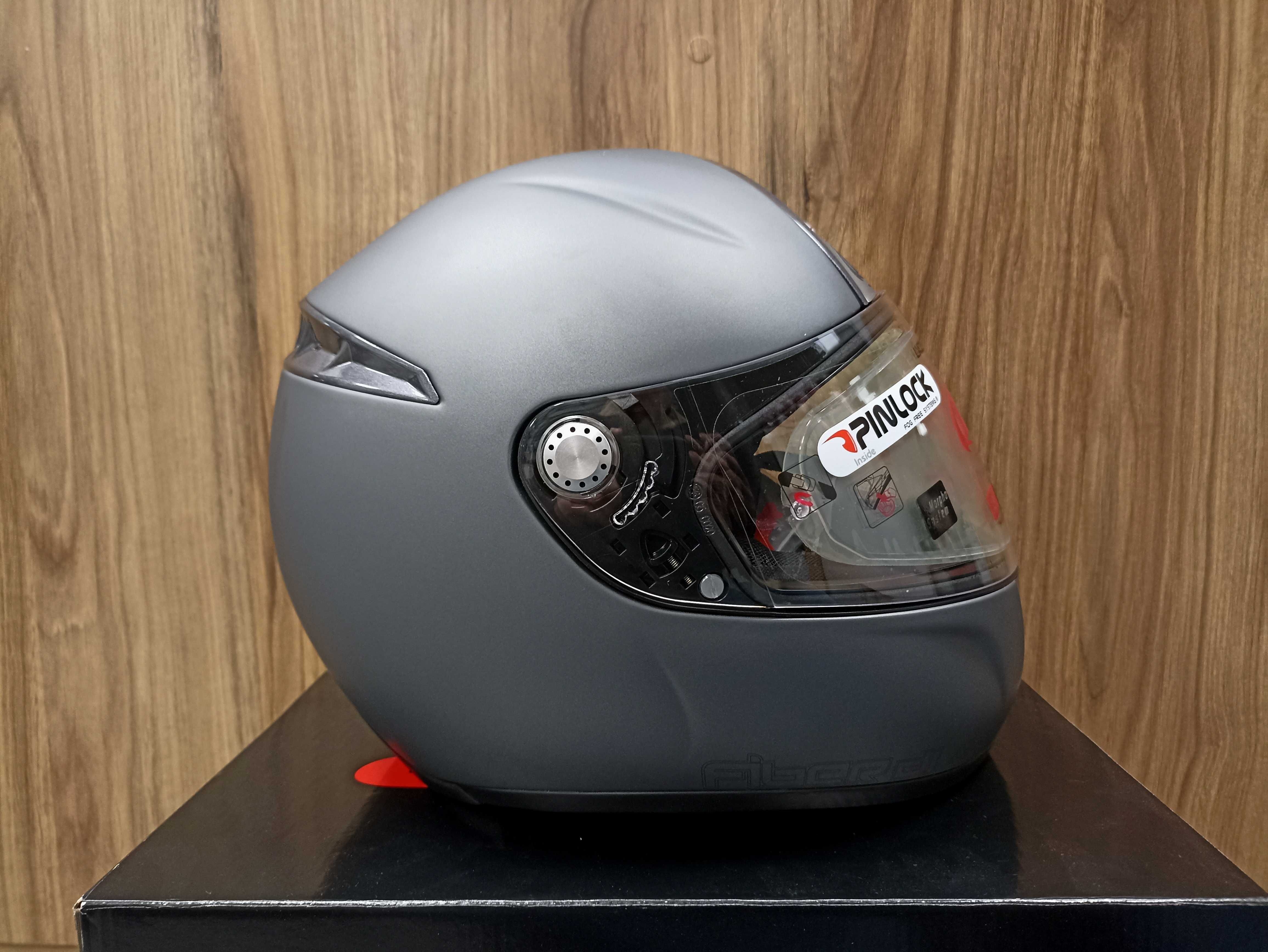 Kask LAZER - z włókna - nowy - tanio - rozmiar MS + pinlock w cenie