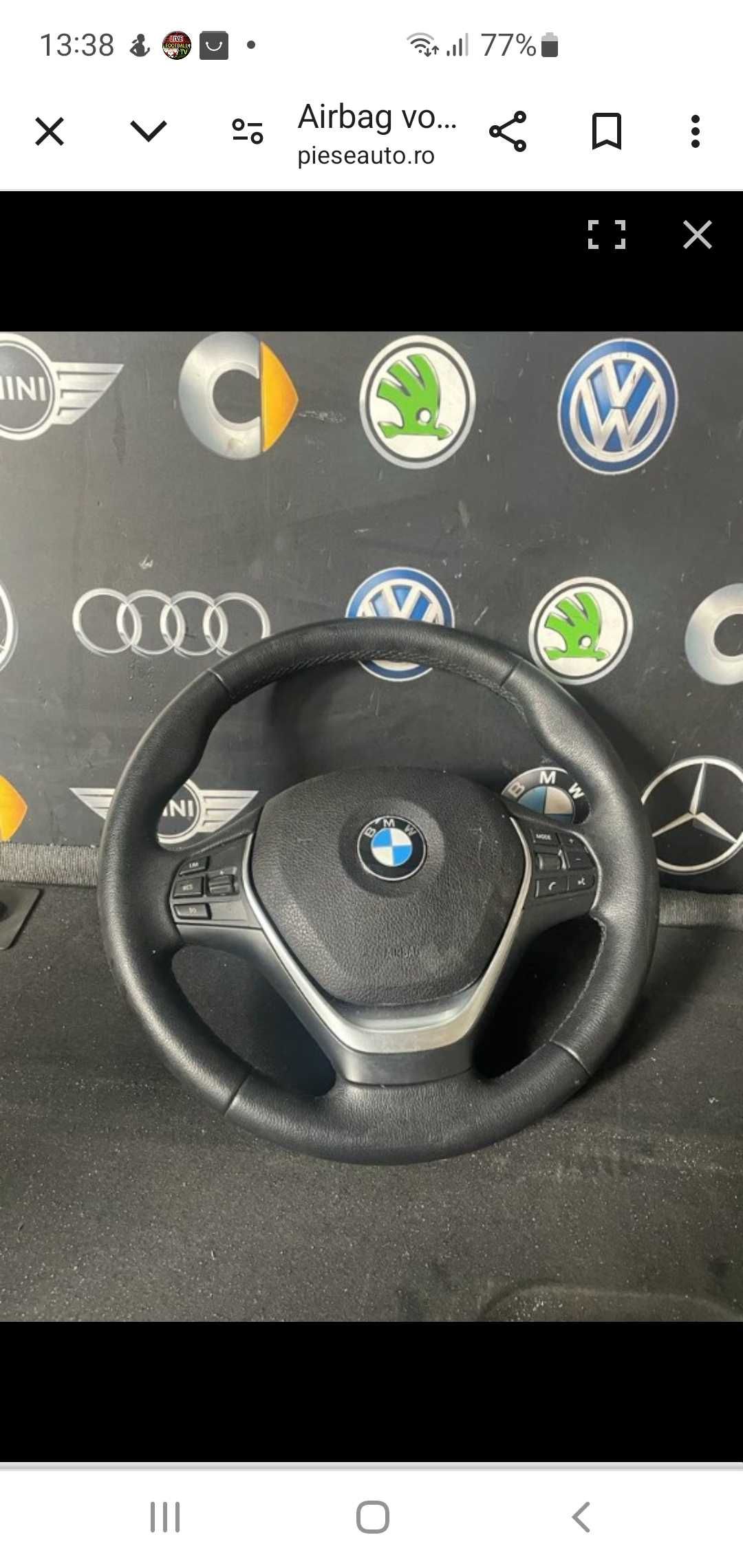 volante e airbag  BMW Seria 1 F20 F21 LCI