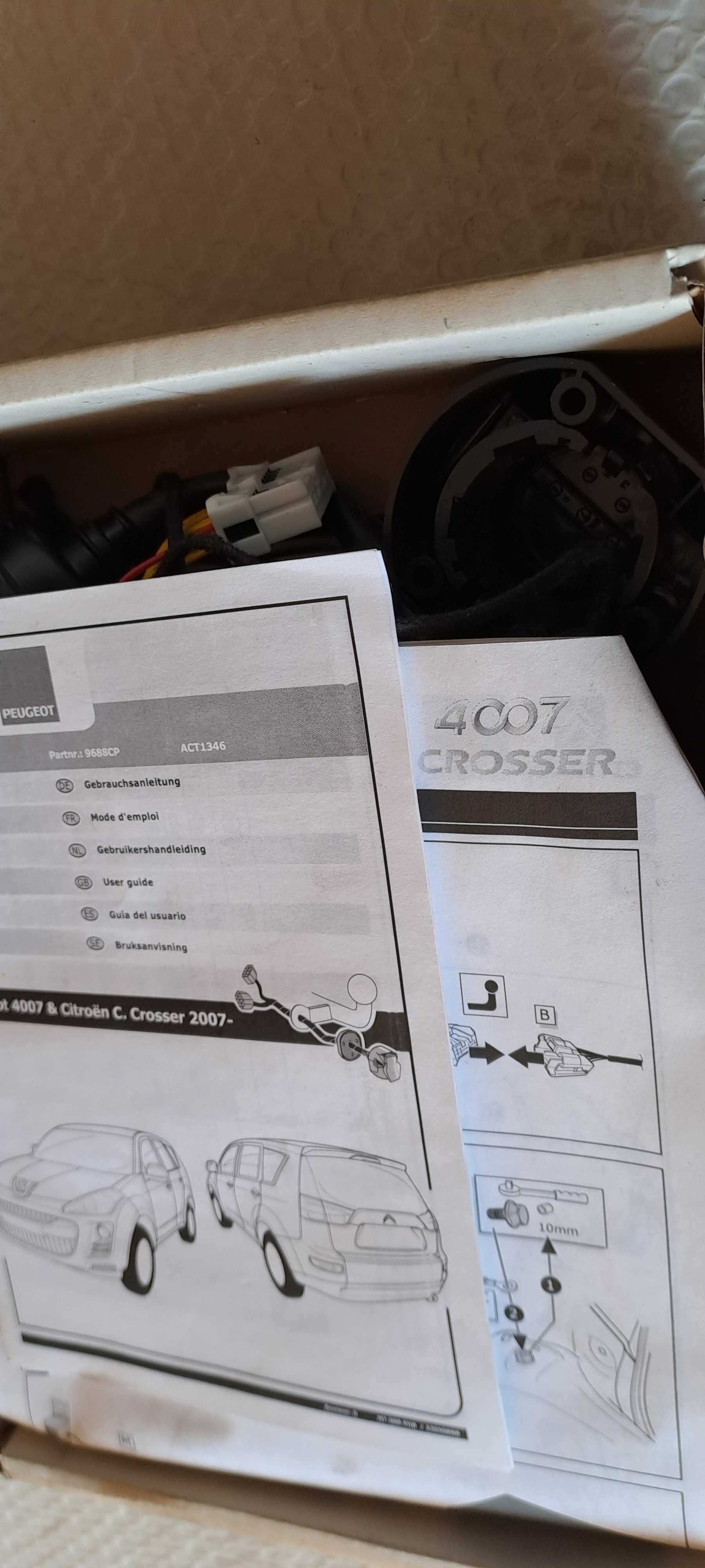 Wiązka haka z modułem 4007 C-Crosser Outlander NOWA ORG PSA 9688CP