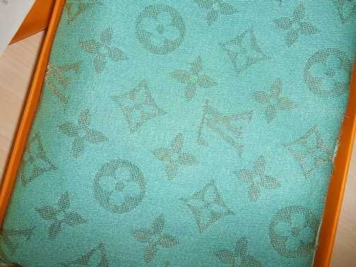 Louis Vuitton, Szal Szalik Chusta apaszka damski kasmir, Francja 0341