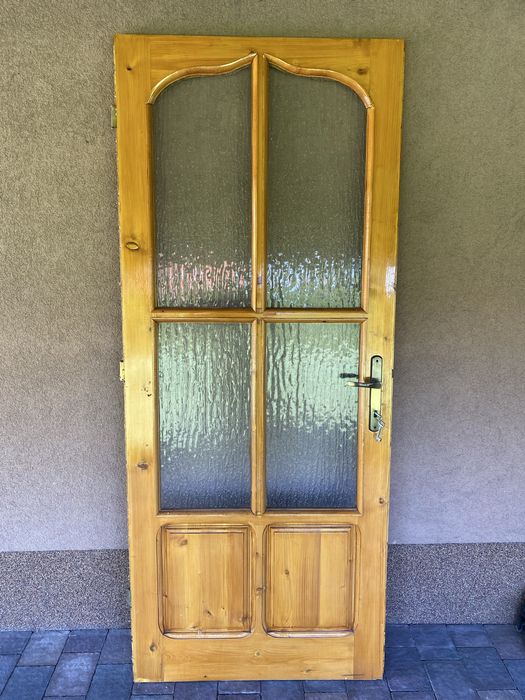 Skrzydło drzwi drewniane