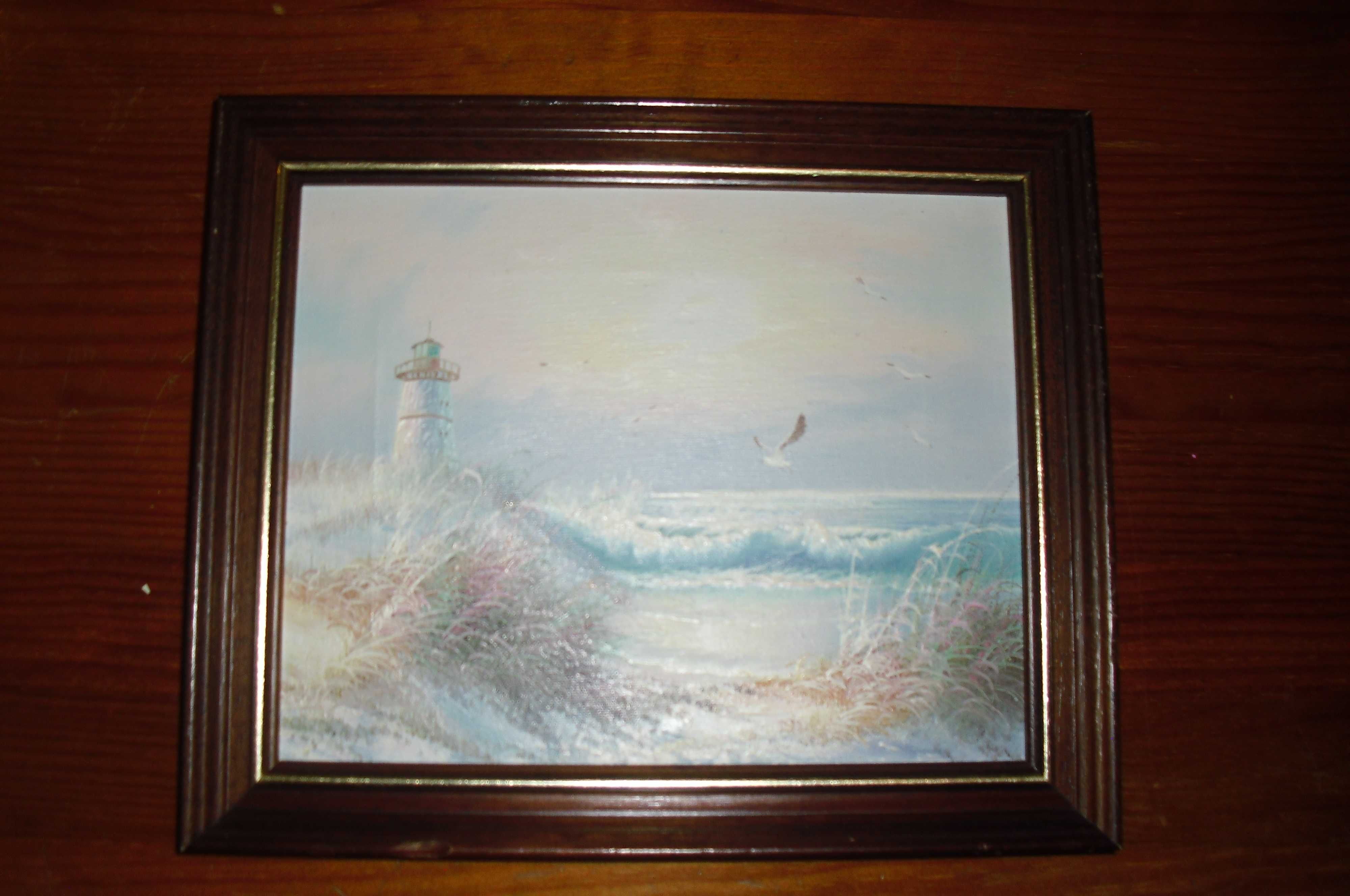 Quadro óleo s/ tela, vintage