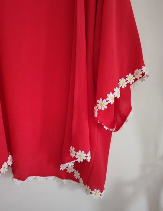 Kimono vermelho tamanho único