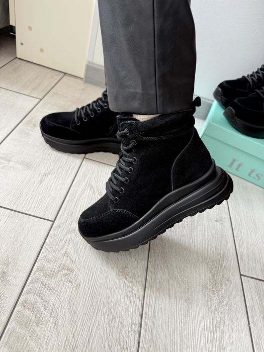 Ботинки зимові натуральна шкіра