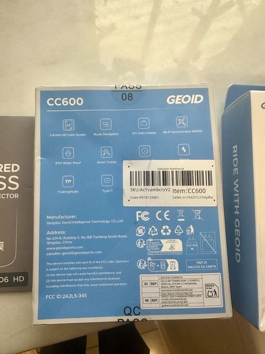 GPS Geoid Bicicleta + Acessorios Novo