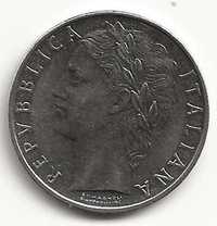100 Liras de 1974, Republica Italiana