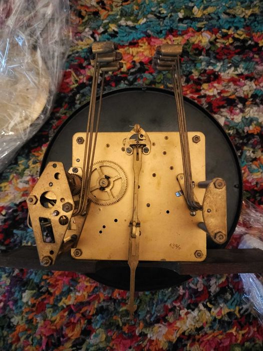 duży drewniany zegar wiszący KWADRANSOWY