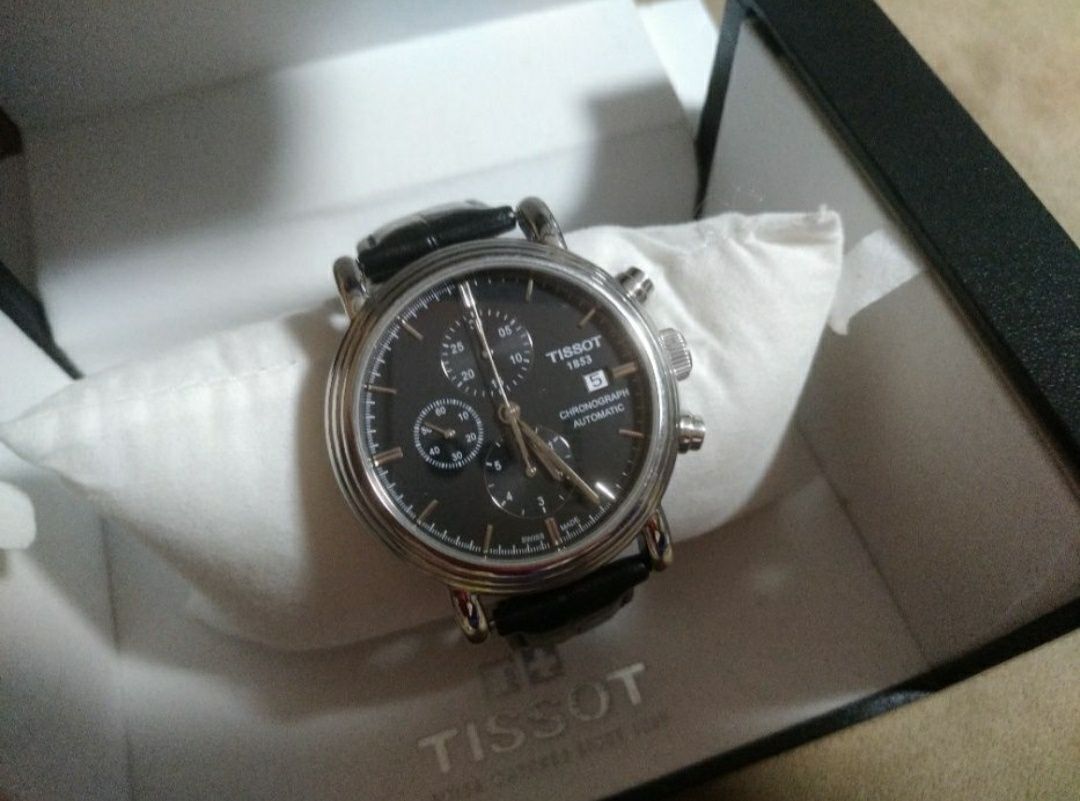 Tissot Carson Automatic хронограф механика с автоподзаводом