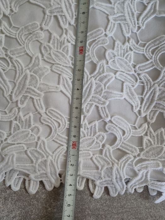 Reserved nowa bluzka S M 36 38 biała koronkowa gipiura elegancka Top